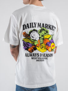 ONLY&SONS T-shirt con stampa sul retro RYLAN 22033414 Cloud Dancer (3)