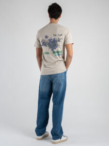 ONLY&SONS T-shirt con stampa sul retro VAN GOGH 22034221 Silver Lining1