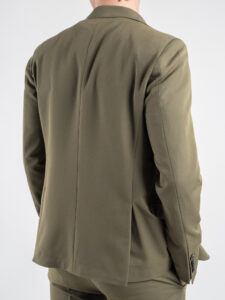 OVER-D Abito con giacca due bottoni + pantalone taglio sartoriale OC1S2S5A05 Militare (6)