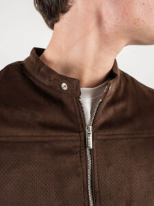 OVER-D Biker in eco-dainetto traforato OE1S2S4J07 Moro5