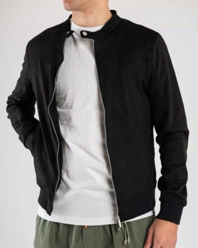 OVER D Biker in eco dainetto traforato OE1S2S4J07 Nero1 Nuovi Arrivi