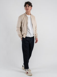 OVER-D Bomber eco-dainetto con elastico sui polsi e sul fondo OC1S2S5J04 Beige (5)