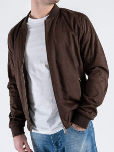 OVER-D Bomber eco-dainetto con elastico sui polsi e sul fondo OC1S2S5J04 Moro (3)