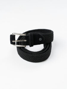 OVER-D Cintura elasticizzata in tessuto intrecciato Z10 Nero