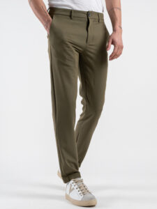 OVER-D Pantalone chino Slim Fit OC1S2S5P11 Militare (3)