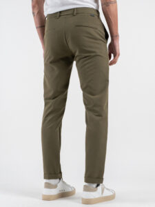 OVER-D Pantalone chino Slim Fit OC1S2S5P11 Militare (5)