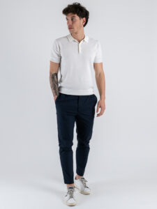 OVER-D Pantalone chino chino Slim Fit OC1S2S5P11 Blu (3)