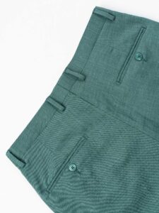 SEINSE Abito leggero con giacca doppiopetto + pantalone chinos ABE45 Verde (1)