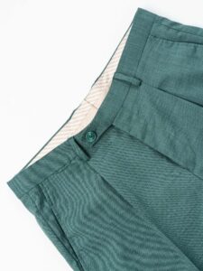 SEINSE Abito leggero con giacca doppiopetto + pantalone chinos ABE45 Verde (3)