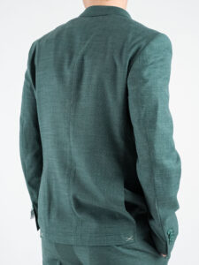 SEINSE Abito leggero con giacca doppiopetto + pantalone chinos ABE45 Verde (6)