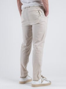 SEINSE Pantalone da abito con elastico in vita in tessuto tecnico PSE1401 Perla (5)