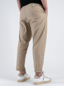 SEINSE Pantalone leggero morbido con pences PSE1349 Beige (5)