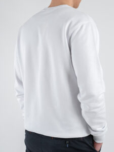 SUPERCULTURE T-shirt in cotone con stampa e ricamo ALL I NEED IS MY GIN TONIC Bianca (1)