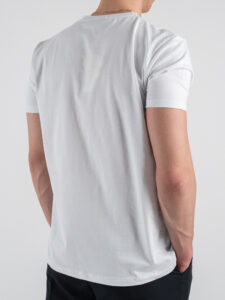 SUPERCULTURE T-shirt in cotone con stampa e ricamo OGNI MALEDETTA DOMENICA Bianca (3)