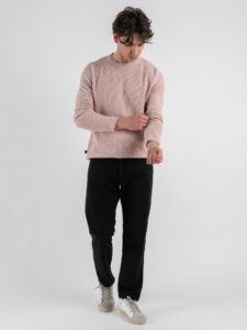 V2 Jeans regular con tasca sul retro in fantasia fiori JTCLS Nero (1)