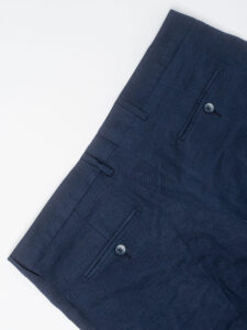 Abito intero leggero in poliviscosa con giacca doppiopetto e pantalone slim fit ASTON VILLA Blu (1)