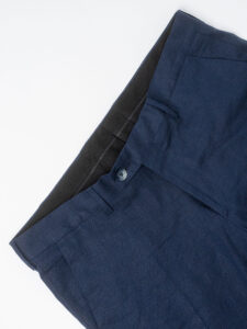 Abito intero leggero in poliviscosa con giacca doppiopetto e pantalone slim fit ASTON VILLA Blu (2)