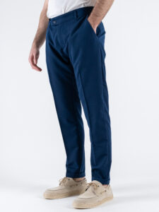 Abito intero leggero in poliviscosa con giacca doppiopetto e pantalone slim fit ASTON VILLA Blu (5)