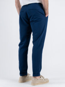 Abito intero leggero in poliviscosa con giacca doppiopetto e pantalone slim fit ASTON VILLA Blu (7)