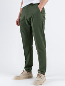 Abito intero leggero in poliviscosa con giacca doppiopetto e pantalone slim fit ASTON VILLA Militare (2)