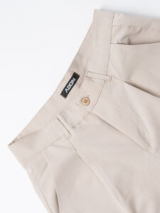 Abito intero leggero in poliviscosa con giacca over e pantalone gamba larga REAL MADRID Beige (2)