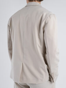 Abito intero leggero in poliviscosa con giacca over e pantalone gamba larga REAL MADRID Beige (7)