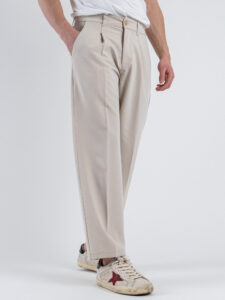 Abito intero leggero in poliviscosa con giacca over e pantalone gamba larga REAL MADRID Beige (9)