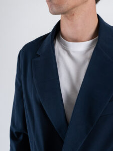 Abito intero leggero in poliviscosa con giacca over e pantalone gamba larga REAL MADRID Blu (3)