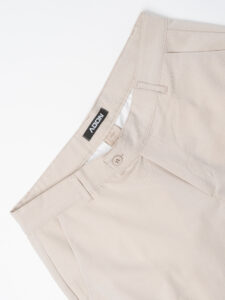 Abito slim fit intero leggero in poliviscosa con giacca doppiopetto e pantalone ASTON VILLA Beige (2)