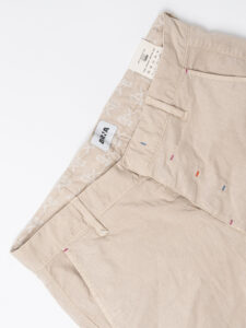 BERNA Pantalone chinos in misto lino 251106 Beige (2)