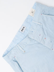 BERNA Pantalone chinos in misto lino 251106 Cielo Pastello (1)