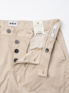 BERNA Pantalone in cotone leggero con pences 251104 Beige (2)