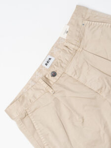 BERNA Pantalone in cotone leggero con pences 251104 Beige (3)