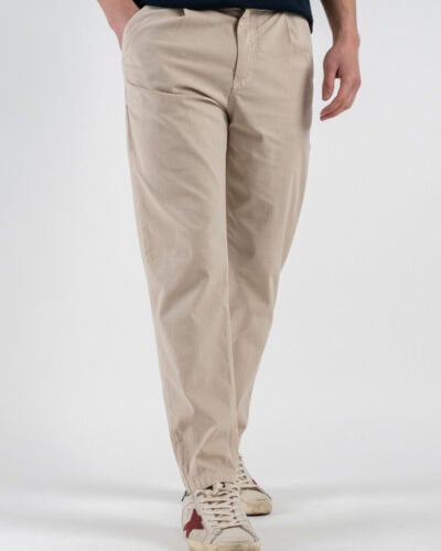 BERNA Pantalone in misto lino morbido con pinces 251108 Beige 3 Nuovi Arrivi