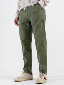 BERNA Pantalone in misto lino morbido con pinces 251108 Menta (2)