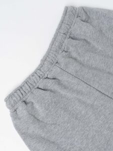 BERNA Pantalone tuta leggero a palazzo 251382 Grigio Melange (1)