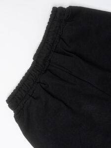 BERNA Pantalone tuta leggero a palazzo 251382 Nero (1)