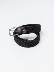 BL11 Cintura elasticizzata in tessuto intrecciato 21FCP Moro