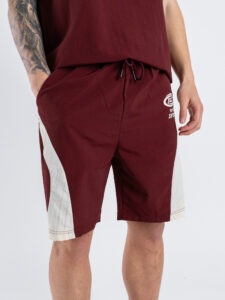 Coordinato corto con t-shirt over stampa + bermuda con coulisse XT2046 Bordo (7)