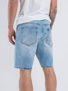GIANNI LUPO Bermuda di jeans regular con rotture JACK GL6333Q Azzurro (2)