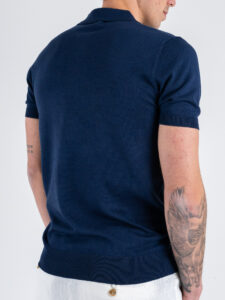 GIANNI LUPO Polo basica in tinta unita GL2153F Deep Blue (1)