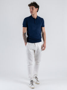 GIANNI LUPO Polo basica in tinta unita GL2153F Deep Blue (2)