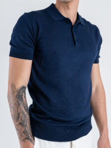 GIANNI LUPO Polo basica in tinta unita GL2153F Deep Blue (3)