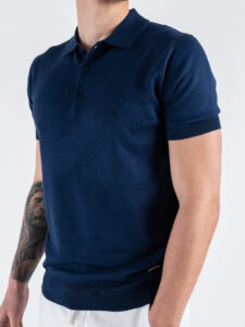 GIANNI LUPO Polo basica in tinta unita GL2153F Deep Blue (4)