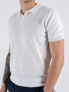 GIANNI LUPO Polo basica in tinta unita GL2153F White (5)
