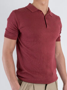 GIANNI LUPO Polo basica in tinta unita GL511S Rosso India (4)
