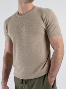 GIANNI LUPO T-shirt in maglia GL35208 Beige (3)