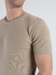 GIANNI LUPO T-shirt in maglia GL35208 Beige (4)