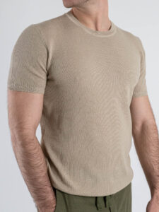GIANNI LUPO T-shirt in maglia GL35208 Beige (5)
