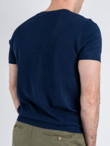 GIANNI LUPO T-shirt in maglia GL35208 Navy (1)
